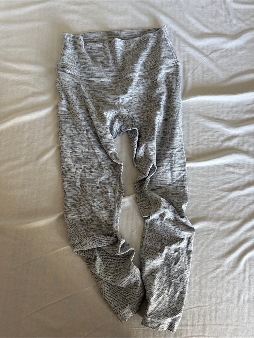Gray Heather Leggings - Comfortable Stretch Bottoms